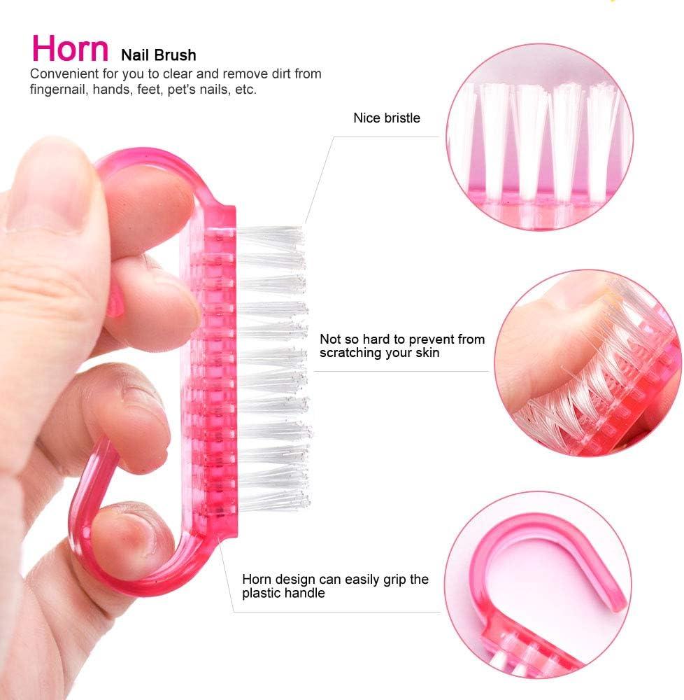 nails dust brush
