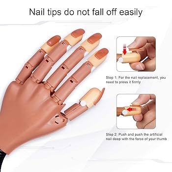 nail practice hand