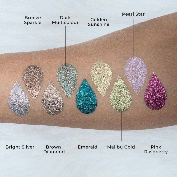 glimmer effect eyeshadow