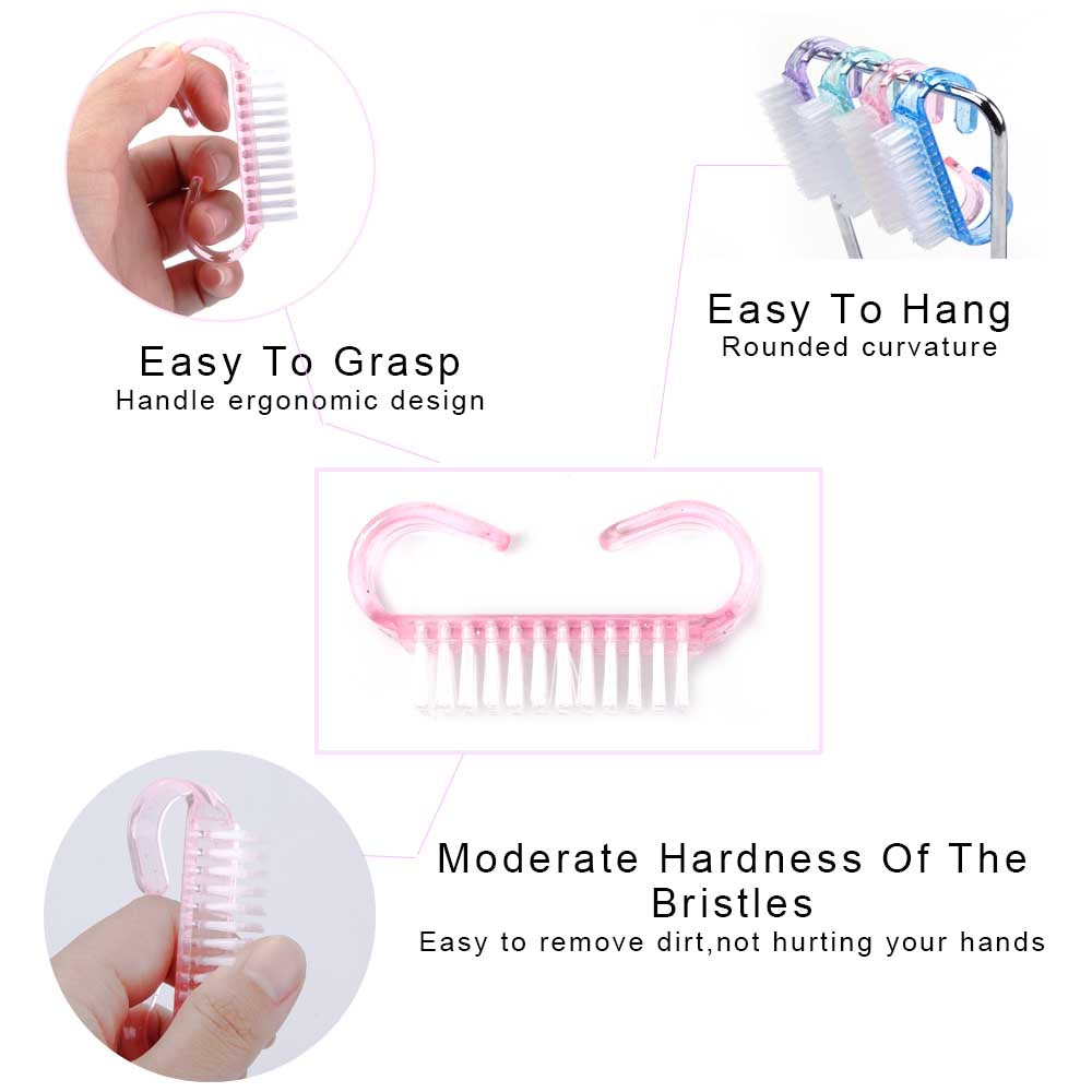 nails dust brush