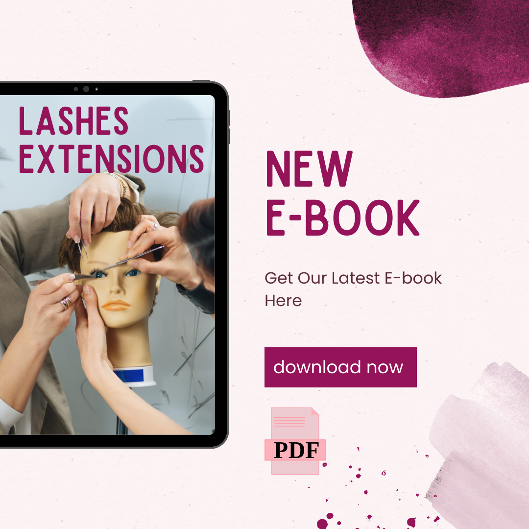 lashes extension training guide E.BOOK