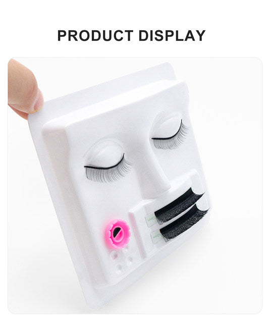 lashes extension 3 in 1 plastic head