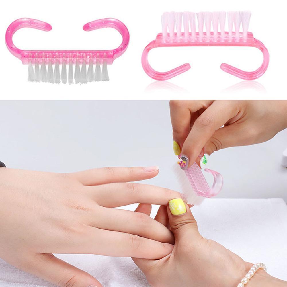 nails dust brush